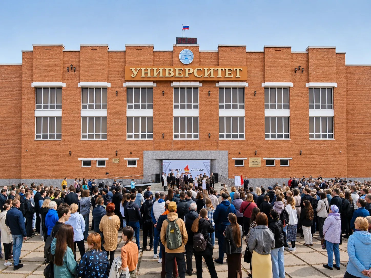 Концерт, посвящённый Дню Победы, провели в БрГУ